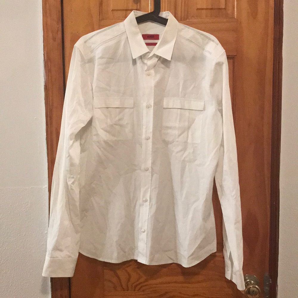 Hugo Boss white button down